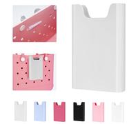 Supporto per telefono in silicone per borse Bogg e borse da spiaggia simili, fissaggio sicuro per la maggior parte dei telefoni cellulari, accessorio da spiaggia e borsa da viaggio (grigio chiaro)