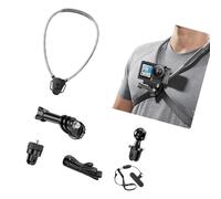 Supporto per telefono indossabile Staffa da collo per action camera rotante a 360 gradi per la prima persona Visualizza impugnatura per telefono indossabile