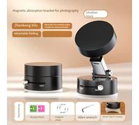 Supporto per telefono magnetico con ventosa a vuoto regolabile Supporto per telefono pieghevole multifunzionale pigro Supporto per telefono con aspirazione a vuoto pink