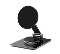 Supporto per telefono magnetico | Supporto per telefono antiscivolo con rotazione a 360 gradi per scrivania | Supporto per smartphone per tablet in acciaio al carbonio per scrivania Home Camera
