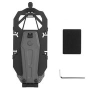 Supporto per Telefono Molle Girevole da 90°, Antiscivolo Disponibile con Pannello di Navigazione Piegato con Gancio e Passante per Schermi da 4,7 A 6,7 pollici(Black)