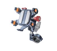 Supporto Per Telefono Moto Porta Cellulare Per Moto Staffa GPS per moto | Supporto Mobile Per Ammortizzatore In Lega Staffa Di Navigazione Universale Ruotabile A 360°(A)