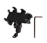 Supporto per telefono moto - rotazione a 360 gradi, manico stabile con 8 supporti a artiglio, adatto a telefoni da 68 - 88 mm, vibrazione e lega di alluminio durevole,