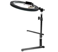 Supporto per telefono Overhead - Supporto per treppiede regolabile | Supporto per braccio mobile, morsetto stabilizzatore, configurazione flessibile, ideale per cucinare video, streaming di contenuti