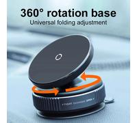 Supporto per telefono per auto con ventosa magnetica sottovuoto 360 ° Supporto magnetico per auto con staffa per supporto di navigazione con rotazione per Magsafe per iPhone