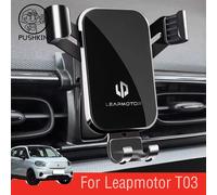 Supporto per telefono per auto regolabile per Leapmotor T03 2023 2024 2025 Staffa di navigazione a gravità Accessori di supporto girevoli