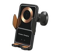 Supporto per telefono per auto - Supporto di ricarica senza fili da 11,8 x 6,5 x 2 cm, supporto regolabile per rotazione a 360 gradi, base in ABS | Veicolo cruscotto sfiato 15 W Caricatore rapido per