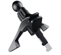 Supporto per telefono per auto - supporto per telefono cellulare di sfiato ad aria, culla per dispositivo mobile rotante, maniglia per cruscotto regolabile, accessorio a mani libere, supporto per