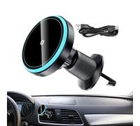 Supporto per telefono per auto - supporto per telefono wireless per auto | Caricabatteria da auto wireless | Supporto per telefono cellulare automatico | Ricarica rapida per cruscotto | Caricatore via