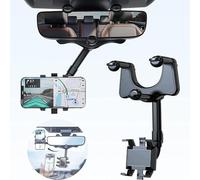 Supporto per Telefono per Auto,Supporto Porta Reggi Pinza da Specchietto Retrovisore da Auto Macchina per Cellulare Smartphone, Adatto per Smartphone da 3 a 7 Pollici