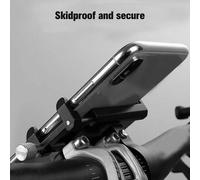 Supporto per telefono per bici Supporto universale per telefono per bicicletta Supporto per telefono cellulare antiscivolo regolabile Staffa antiurto Clip GPS Bike Phone Holder