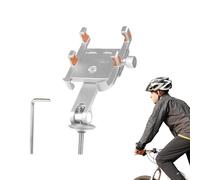 Supporto per telefono per bicicletta, ammortizzatore delle vibrazioni, supporto girevole per cellulare da moto, assorbimento degli urti, per uso di uomini e donne in