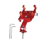 Supporto per telefono per bicicletta, in lega di alluminio, supporto per telefono cellulare, assorbimento degli urti, per uomini, donne, moto, scooter