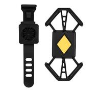 Supporto per telefono per bicicletta, in silicone, flessibile, per assorbire gli urti, supporto per telefono da bicicletta, per adulti, uomini, donne, bambini, pendolari, turismo, corsa, viaggi