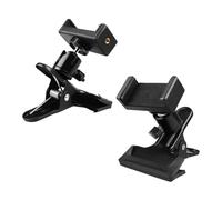Supporto per telefono per chitarra girevole a 360, testa di serraggio, supporto per telefono, trasmissione dal vivo, clip di supporto per/basso/ukulele, accessori