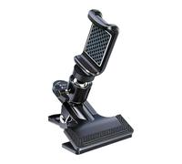 Supporto per telefono per chitarra, regolabile, universale, resistente, con clip, accessorio per chitarra, per casa, ufficio, studio, scrivania, viaggi, streaming, registrazioni e riprese