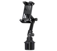 Supporto per telefono per coppa - Protezione regolabile della tazza, interno del contatore automatico standard rotante | Supporto per telefono a tazza resistente con braccio flessibile, accessorio per
