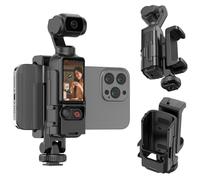 Supporto per telefono per DJI Osmo Pocket 3, supporto per telefono cellulare, staffa di espansione con foro filettato da 1/4" utilizzato con treppiede e asta di prolunga, 3 accessori