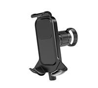Supporto per telefono per manubrio bici regolabile da 8 a 40 mm | Installazione del manubrio della cinghia, bracci laterali regolabili e base inferiore, orientamento dello schermo rotante