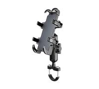 Supporto per telefono per manubrio scooter moto Rotazione stabile a 360 ° Supporto per telefono con 8 artigli Supporto per cellulare antiurto Supporto piastra navigazione