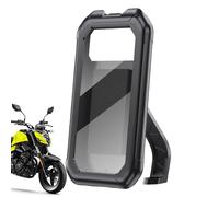 Supporto per telefono per moto - Angolo di visione regolabile, per specchietto per scooter, impugnatura adattiva per assorbire gli urti, meccanismo di blocco sicuro | Viaggi su strada, consegne