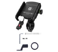 Supporto per telefono per moto Carica USB Caricabatterie per cellulare con