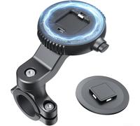 Supporto per telefono per moto e bici a pedale con leva magnetica a sgancio rapido e angolo regolabile a 360 gradi