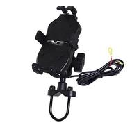 Supporto per telefono per moto NT1100 NT 1100 2022 Supporto per navigazione per telefono cellulare in lega di alluminio per moto con supporto per manubrio USB(Handlebar With USB)