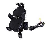 Supporto per telefono per moto NT1100 NT 1100 2022 Supporto per navigazione per telefono cellulare in lega di alluminio per moto con supporto per manubrio USB(Mirror With USB)