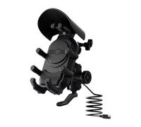 Supporto Per Telefono Per Moto Per Cellulare Con Ricarica Wireless Antivibrante Manubrio Per Girevole A 360 Gradi Supporto GPS moto