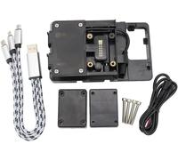 Supporto per telefono per moto Staffa di navigazione Supporto per supporto di navigazione per moto Staffa per piastra telefonica USB per adattatore per caricabatterie per BENELLI TRK502 TRK520X 2016-S