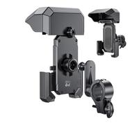 Supporto per telefono per moto - Supporto girevole a 360 °, supporto per | Supporto per cellulare per moto, per equitazione, campeggio, viaggi quotidiani, sentieri di crociera