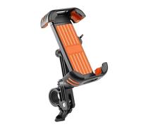 Supporto per Telefono per Motocicletta,Clip Regolabile per Scooter - Fascetta Regolabile Antiscivolo Girevole Antiruggine per Manubrio Guida in Città Ciclismo