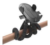 Supporto per telefono per passeggino, girevole a 360°, supporto flessibile anti-scossa per ciclismo, scooter, carrello della spesa, tapis roulant, kayak, scrivania, moto