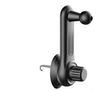 Supporto per telefono per prese d'aria per auto con giunto sferico regolabile a 360 gradi, progettato per adattarsi a lame di ventilazione orizzontali, verticali, circolari e angolate (15 mm)