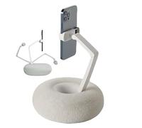 Supporto per telefono per schermo in velluto a forma di clip, supporto per telefono a clip, supporto per telefono comodo, supporto per telefono per leggere e guardare video, supporto da tavolo