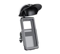 Supporto per telefono per scooter - Supporto per cappello da sole in ABS, impermeabile, per donne e uomini, per equitazione, moto, biciclette, scooter, passeggini