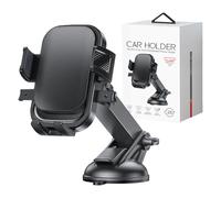 Supporto per telefono per supporto per telefono auto - Supporto per telefono per auto con tazza di aspirazione | Pannello cruscotto in ABS
