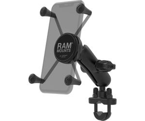 Supporto per telefono Ram X-Grip grande con base a U per manubrio - Medio