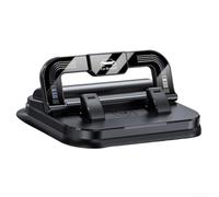 Supporto per telefono regolabile da cruscotto e parabrezza auto con rotazione a 360 gradi, forte supporto a ventosa per guida manuale e navigazione GPS, (nero)