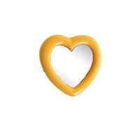Supporto per telefono retrattile a forma di cuore con supporto per telefono regolabile in vetro per controllo trucco e videochiamate elegante