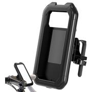 Supporto per telefono scooter - supporto mobile regolabile, culla impermeabile girevole | Supporto per lunotto posteriore per motociclisti, supporto per maniglia manubrio per unità GPS, clip per pero