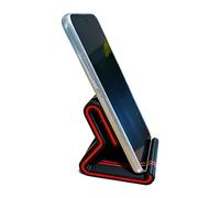 Supporto per telefono, scrivania pieghevole con stampa 3D con bordo rialzato, per postazione di lavoro, comodino e viaggio compatto