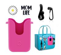 Supporto per telefono silicone oudizz compatibile con accessorio per alteri della custodia per telefono in borsa bogg per tutti gli accessori per sac