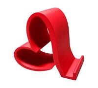 Supporto per telefono stampato in 3D, antiscivolo, stabile, supporto per cellulare con texture geometrica, supporto da scrivania con base rinforzata, supporto estetico unico, per studio sul comodino