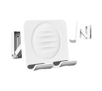 Supporto per telefono, supporto da doccia, 11 x 9,6 x 5,6 cm, supporto regolabile, supporto per smartphone, montaggio a parete, presa stabile, design compatto, resistente all'acqua per comodino