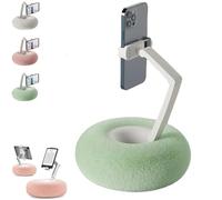 Supporto per telefono, supporto per snack, supporto regolabile per tablet girevole a 360° per leggere con ciotola staccabile, design soffice per l'uso sul giro