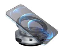 Supporto per telefono - Supporto telefonico | Supporto per telefono auto | Supporto magnetico a 360 gradi con supporto magnetico per telefono con ricarica wireless rotante per montaggio a
