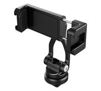 Supporto per telefono Treppiede Morsetto In Alluminio Con Doppio Supporto A Scarpa Fredda 1/4 "Vite Per Smartphone Staffa Scarpa Fredda