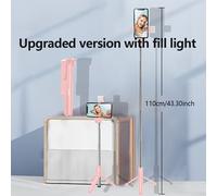 Supporto per telefono Treppiede wireless con batteria ricaricabile, compatto., Rosa